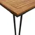 Produktbild 7 för Trädgårdsbord med hårnålsben 180x90x75 cm massivt akaciaträ