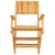 Produktbild 4 för Hopfällbara trädgårdsstolar 2 st 55x61x90 cm massiv teak