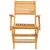 Produktbild 4 för Hopfällbara trädgårdsstolar 2 st 55x62x90 cm massiv teak