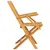 Produktbild 5 för Hopfällbara trädgårdsstolar 2 st 55x62x90 cm massiv teak