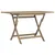 Produktbild 2 för Hopfällbart trädgårdsbord grå 120x70x75 cm massiv teak