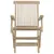 Produktbild 4 för Hopfällbara trädgårdsstolar 2 st grå 56x61x89 cm massiv teak