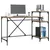 Produktbild 4 för Skrivbord med hyllor sonoma-ek 135x50x90cm konstruerat trä&järn