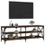 Produktbild 4 för Tv-bänk brun ek 140x40x50 cm konstruerat trä
