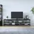 Produktbild 3 för Tv-bänk svart 200x30x50 cm konstruerat trä och metall