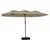 Produktbild 2 för Parasoll dubbelt taupe 449x245 cm