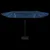 Produktbild 6 för Parasoll dubbelt med LED azurblå 449x245 cm