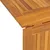 Produktbild 6 för Hopfällbart trädgårdsbord 150x90x75 cm massivt teakträ