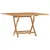 Produktbild 2 för Hopfällbart trädgårdsbord 120x120x75 cm massiv teak