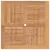 Produktbild 6 för Hopfällbart trädgårdsbord 120x120x75 cm massiv teak