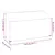 Produktbild 9 för Överdrag för trädgårdsbänk 12 öljetter 210x70x70/88 cm polyeten