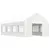 Produktbild 2 för Paviljong med tak vit 8,92x4,08x3,22 m polyeten