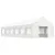 Produktbild 2 för Paviljong med tak vit 13,38x4,08x3,22 m polyeten