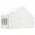 Produktbild 3 för Paviljong med tak vit 4,46x5,88x3,75 m polyeten