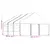 Produktbild 8 för Paviljong med tak vit 6,69x5,88x3,75 m polyeten