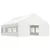 Produktbild 2 för Paviljong med tak vit 8,92x5,88x3,75 m polyeten