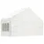 Produktbild 3 för Paviljong med tak vit 11,15x5,88x3,75 m polyeten