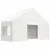 Produktbild 4 för Paviljong med tak vit 11,15x5,88x3,75 m polyeten
