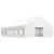 Produktbild 2 för Paviljong med tak vit 13,38x5,88x3,75 m polyeten