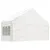 Produktbild 3 för Paviljong med tak vit 15,61x5,88x3,75 m polyeten