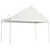 Produktbild 2 för Paviljong med tak vit 4,46x4,08x3,22 m polyeten