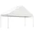 Produktbild 2 för Paviljong med tak vit 4,46x5,88x3,75 m polyeten
