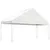 Produktbild 2 för Paviljong med tak vit 6,69x5,88x3,75 m polyeten