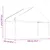 Produktbild 6 för Paviljong med tak vit 17,84x5,88x3,75 m polyeten