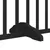 Produktbild 7 för Hundgrind med dörr vikbar 6 paneler svart 480 cm poppel