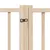 Produktbild 8 för Hundgrind med dörr vikbar 15 paneler 750 cm poppel