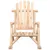 Produktbild 3 för Gungstol för trädgården 69x96x101 cm massivt granträ
