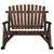Produktbild 3 för Trädgårdsbänk gung 2-sits 123x96x102 cm massivt granträ