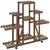 Produktbild 2 för Växtställ med hjul 110x25x101 cm massiv furu