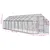 Produktbild 7 för Fågelvoljär silver 1,79x8x1,85 m aluminium