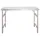 Arbetsbord med överhylla 120x60x115 cm rostfritt stål