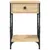 Produktbild 7 för Sängbord sonoma-ek 40x42x60 cm konstruerat trä