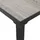 Loungebord grå 55x55x31 cm DPC och stål