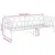 Produktbild 11 för Dagbädd vit 80x200 cm massiv furu