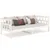 Produktbild 2 för Dagbädd vit massiv furu 90x190 cm