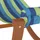 Gungande hängmatta för barn blå och grön tyg