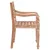 Produktbild 6 för Bataviastolar 4 st vit finish massiv teak