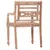 Produktbild 7 för Bataviastolar 4 st vit finish massiv teak