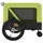 Cykelvagn för djur grön och svart oxfordtyg och järn