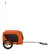 Produktbild 5 för Hundcykelvagn orange och svart oxfordtyg och järn