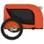 Produktbild 6 för Hundcykelvagn orange och svart oxfordtyg och järn