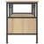 Produktbild 5 för Tv-bänk sonoma-ek 100x35x45 cm konstruerat trä & järn