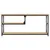 Produktbild 4 för Tv-bänk sonoma-ek 103x38x46,5 cm konstruerat trä och stål