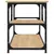 Produktbild 5 för Tv-bänk sonoma-ek 103x38x46,5 cm konstruerat trä och stål
