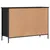 Produktbild 6 för Skohylla svart 102x36x60 cm konstruerat trä