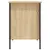 Produktbild 5 för Skohylla sonoma-ek 131x35x50 cm konstruerat trä